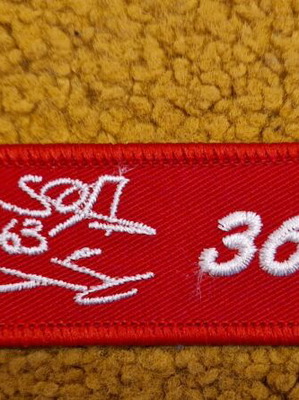 Keychain new from aircraft T2 E red