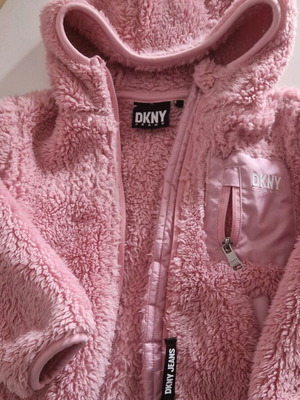 DKNY fur coat for toddler 24 months like new