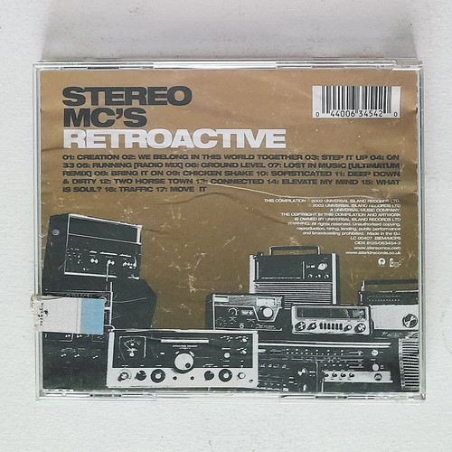 Stereo MC's Retroactive CD used, electronic music