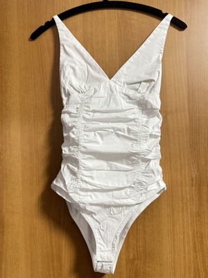 Zara white bodysuit, XS