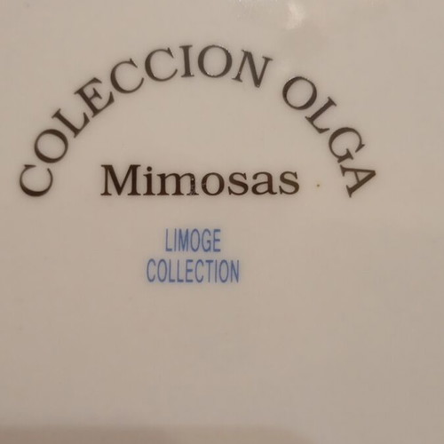 Limoge Collection decorative plates like new, set of 4 porcelain