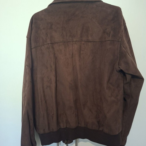 Alta Moda Suede Jacket Made in Italy Large, like new, brown