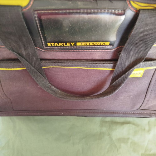 Stanley Fatmax tool bag used with hard bottom
