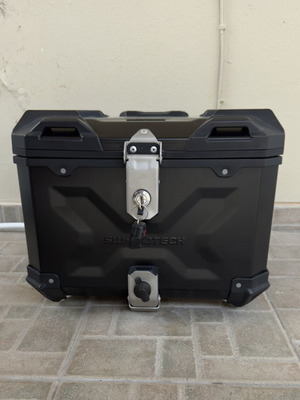 SW-Motech TRAX ADV Top Case 38L, black aluminum