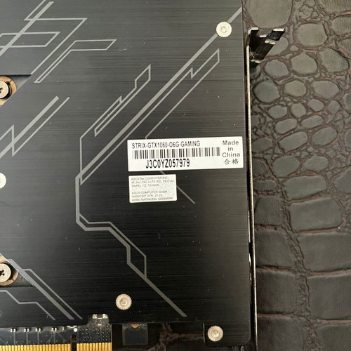 ASUS ROG Strix GeForce GTX 1060 6GB OC Gaming graphics card