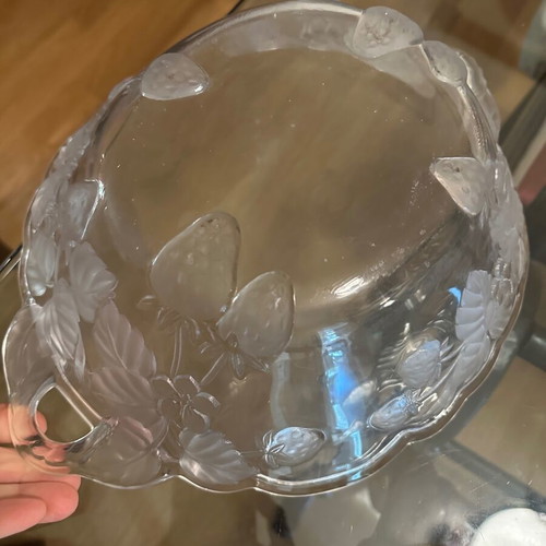 Crystal fruit bowl Costa Boda new