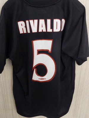 Olympiakos Rivaldo 2004-2005 black small jersey like new