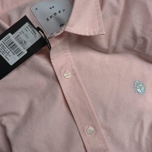 Edwin shirt new, size Medium, pink