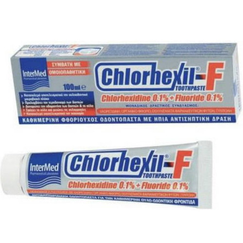 InterMed Chlorhexil F toothpaste 100ml new with chlorhexidine