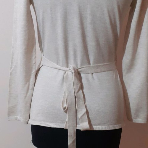 Women's cardigan used, size M, beige