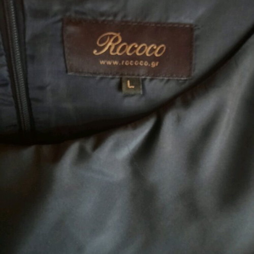 Classic Rococo dress dark blue like new, size L
