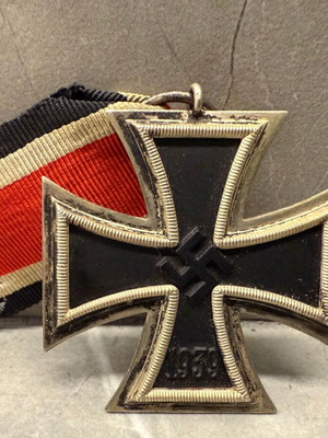 Γερμανικός Σιδηρούς Σταυρός 1939 μεταχειρισμένος με κορδέλα WW2