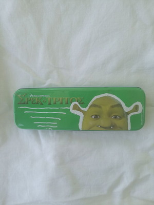 Metal Shrek the Third School Pencil Case used