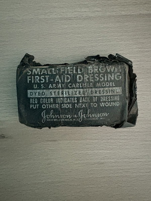 American World War II Bandage used, authentic