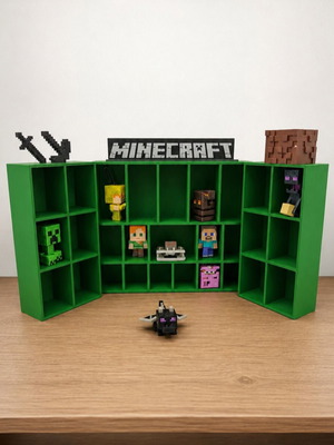Minecraft βάση προβολής σαν καινούργιο για Funko Pop και συλλεκτικές φιγούρες