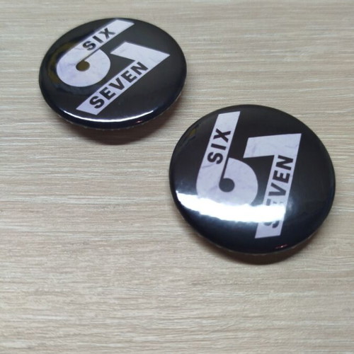 Pin 67 new, black, PVC material
