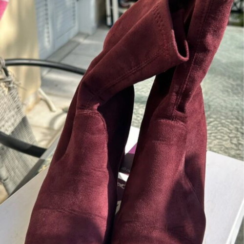 Gianna Kazakou ankle boots burgundy size 39 like new