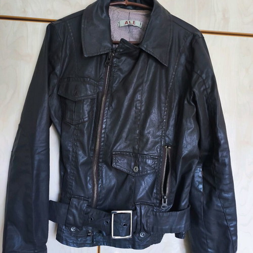 ALE Leather Effect Jacket Medium brown like new