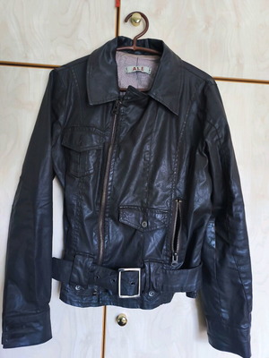 ALE Leather Effect Jacket Medium brown like new