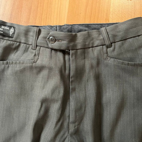 Nuova Moda Suit Pants M like new, gray, handmade viscose