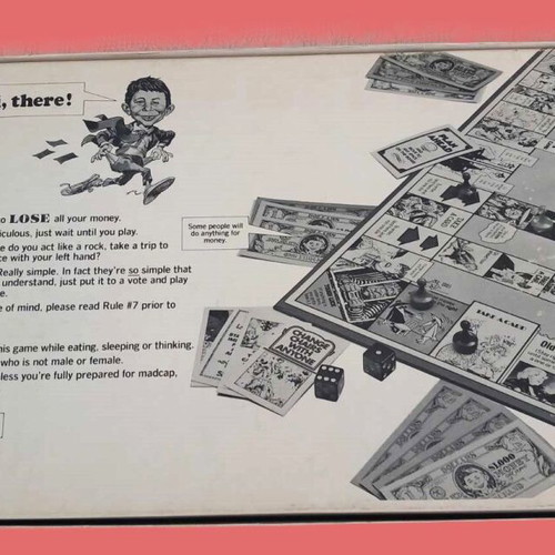 Mad Magazine Game board game like new, 1979, Parker Brothers