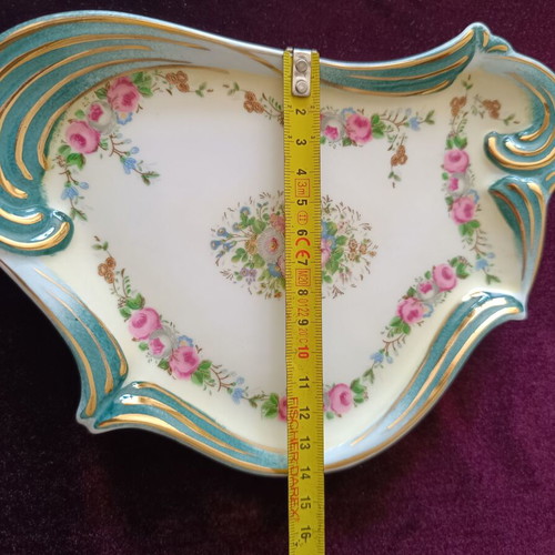 Vintage porcelain tray Art Nouveau style like new