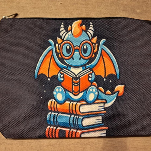 Book Wyrm dice bag