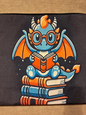 Book Wyrm dice bag
