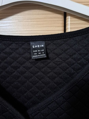 Shein black cardigan, size S