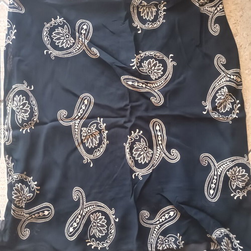 Summer skirt, black and beige, size L