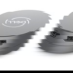 Για LAPTOP & MAC BOOK - Dell USB-C Docking Station με HDMI, DisplayPort 4K PD, Ethernet - Ασημί