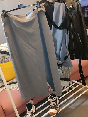 XXLOVE Plus Size Pants New Gray With Zipper