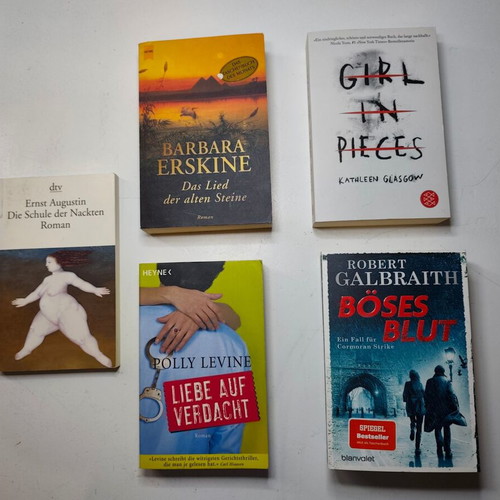 German books used, set of 5
