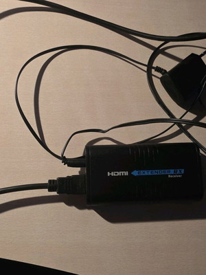 Δέκτης Extender HDMI V3.0 μεταχειρισμένος με καλώδιο power και HDMI