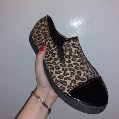 Leopard shoes used, comfortable, size 38