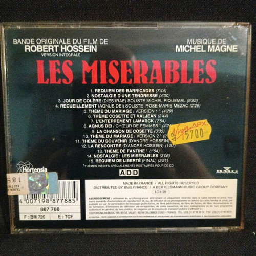 Les Miserables soundtrack like new