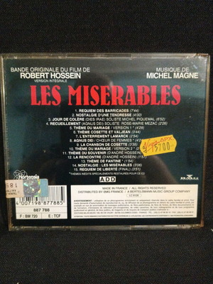 Les Miserables soundtrack like new