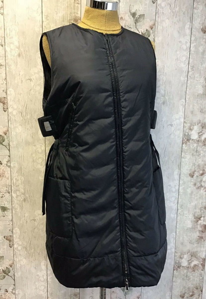 MAX MARA Αμάνικο μπουφάν gilet vest παλτο 2 όψεων reversible με lapin γούνα  IT46