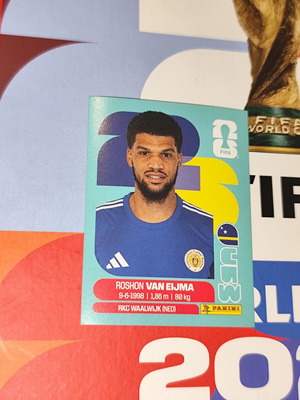 Roshon Van Eijma World Cup 2026 Panini sticker CUW7