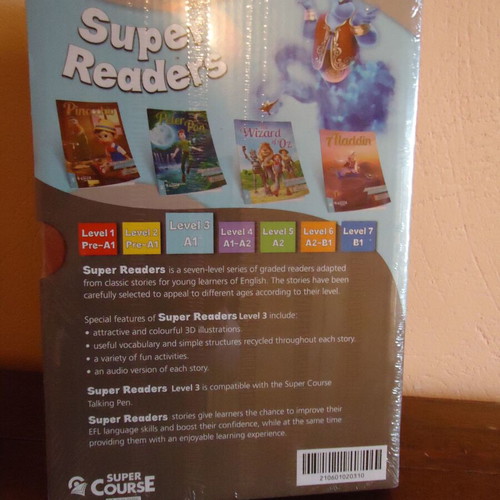Educational book set new, 4 mini books in English for 1st grade