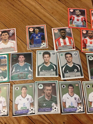 Various Olympiakos, PAO, PAOK stickers like new