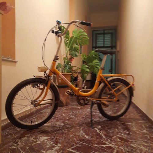 Vintage Angella Folding Bicycle 70's used, functional