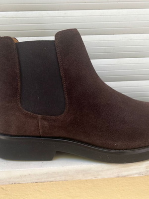 Sebago Chelsea boot, brown suede leather, size 43