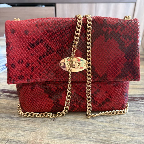 Shoulder bag new, natural leather, size 21x15cm