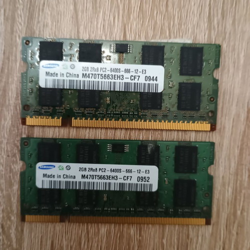 Samsung DDR2 2x2GB RAM set like new