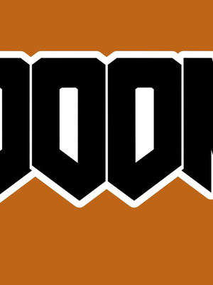 Αυτοκόλλητο λογότυπο Doom