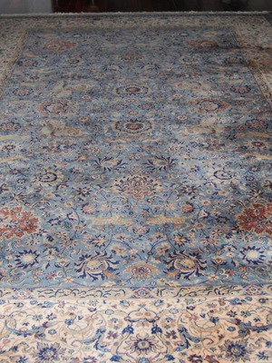 Adoros Premium Vintage Keshan Rug 360x244 cm wool, like new