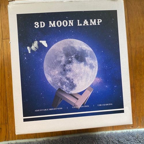 Moon lamp like new, 3D design