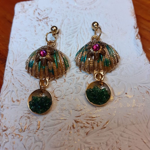 Summer shell earrings