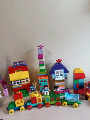 Lego Duplo xl πακέτο μεταχειρισμένο, περίπου 110 κομμάτια